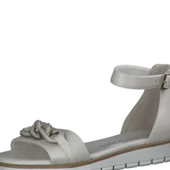 Marco Tozzi Sandale Kettendetail beige pink S14 2-28610-42