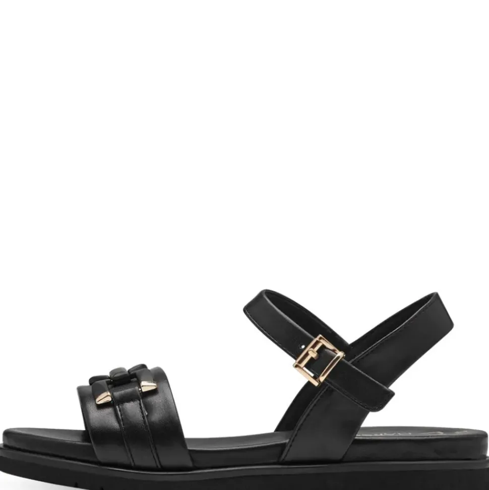 Marco Tozzi Sandale Kettendetail schwarz S14 2-28406-42