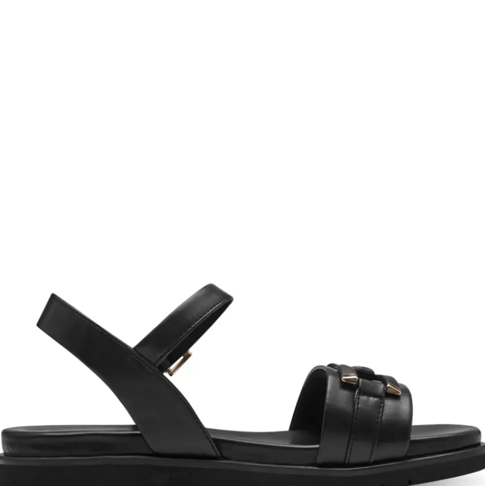 Marco Tozzi Sandale Kettendetail schwarz S14 2-28406-42