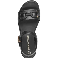Marco Tozzi Sandale Kettendetail schwarz S14 2-28406-42