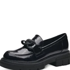 Marco Tozzi Slipper Ketten- Detail schwarz braun S23 2-24705-41