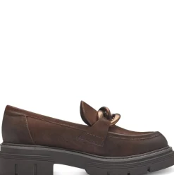 Marco Tozzi Slipper Ketten- Detail schwarz braun S23 2-24705-41