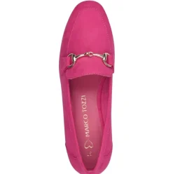 Marco Tozzi Slipper Loafer Kettendetail pink, blau S14 2-24212-42