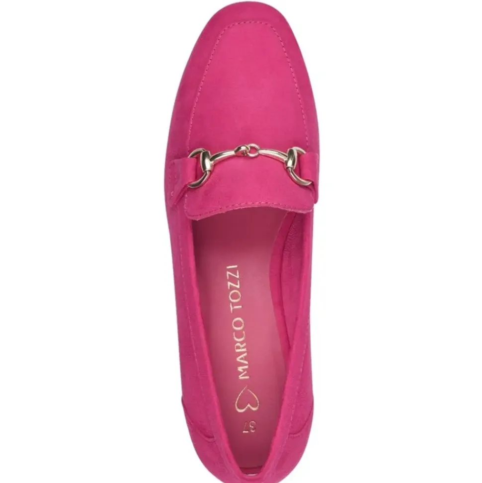 Marco Tozzi Slipper Loafer Kettendetail pink, blau S14 2-24212-42