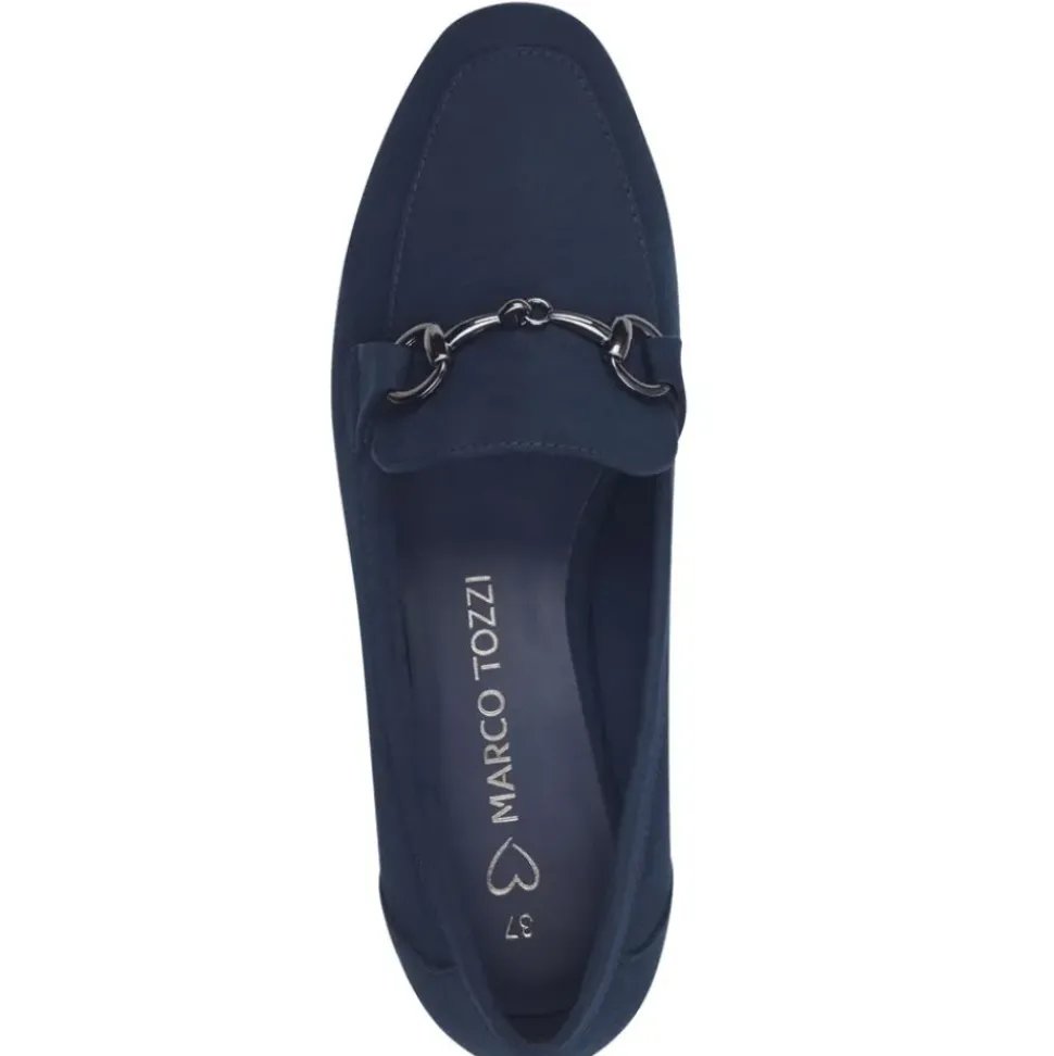 Marco Tozzi Slipper Loafer Kettendetail pink, blau S14 2-24212-42