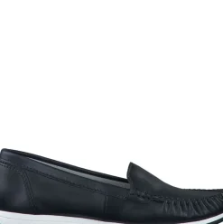 Marco Tozzi Slipper Loafer Leder weiß schwarz S14 2-24600-42