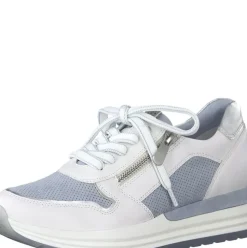 Marco Tozzi Sneaker Reißverschluss weiß hellblau 2-2-23741-28