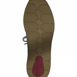 Marco Tozzi Sneaker Schnürer Reißverschluss beige orange 2-2-23735-26