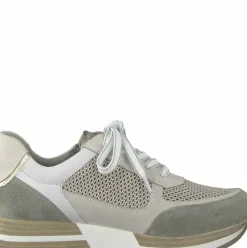 Marco Tozzi Sneaker weiß grün Reißverschluss 2-2-23732-28
