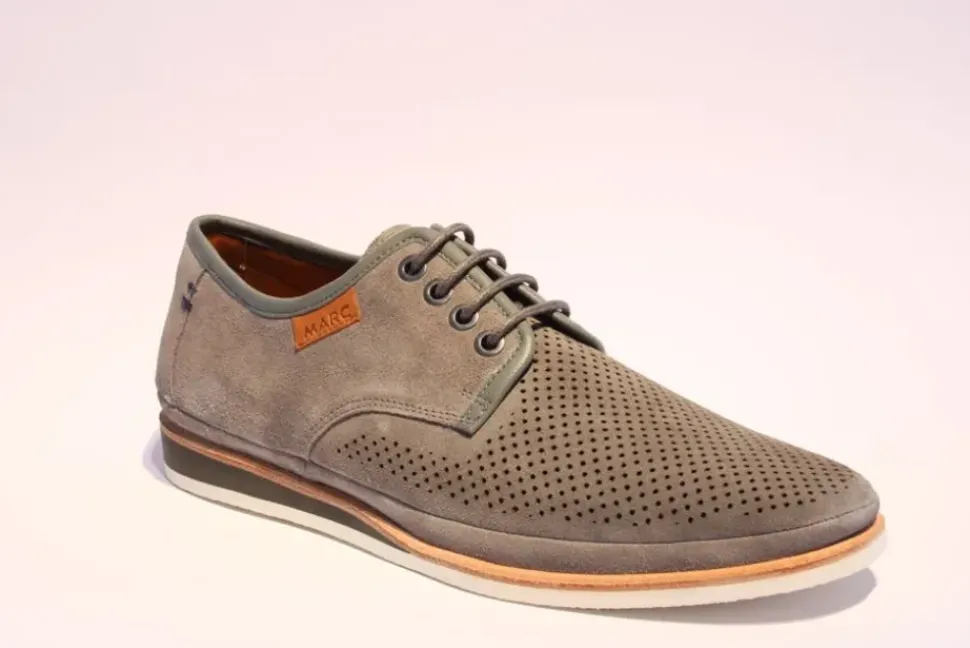 Marc Shoes ALVAR Herren Schnürschuh Halbschuh grau 831102