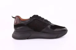 Marc Shoes LUCAS Herren Sneaker Schnürschuh Leder schwarz S21 831711