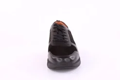 Marc Shoes LUCAS Herren Sneaker Schnürschuh Leder schwarz S21 831711