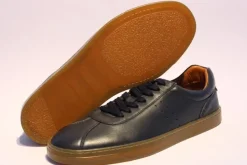 Marc Shoes STELLAN Herren Halbschuh Schnürer Glattleder blau 831402