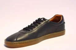 Marc Shoes STELLAN Herren Halbschuh Schnürer Glattleder blau 831402