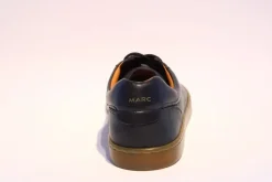 Marc Shoes STELLAN Herren Halbschuh Schnürer Glattleder blau 831402