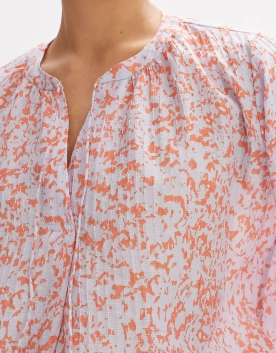 OPUS Bluse FAISY DAYLIGHT Loose aus Viskose Mix llila S14 10163312061242