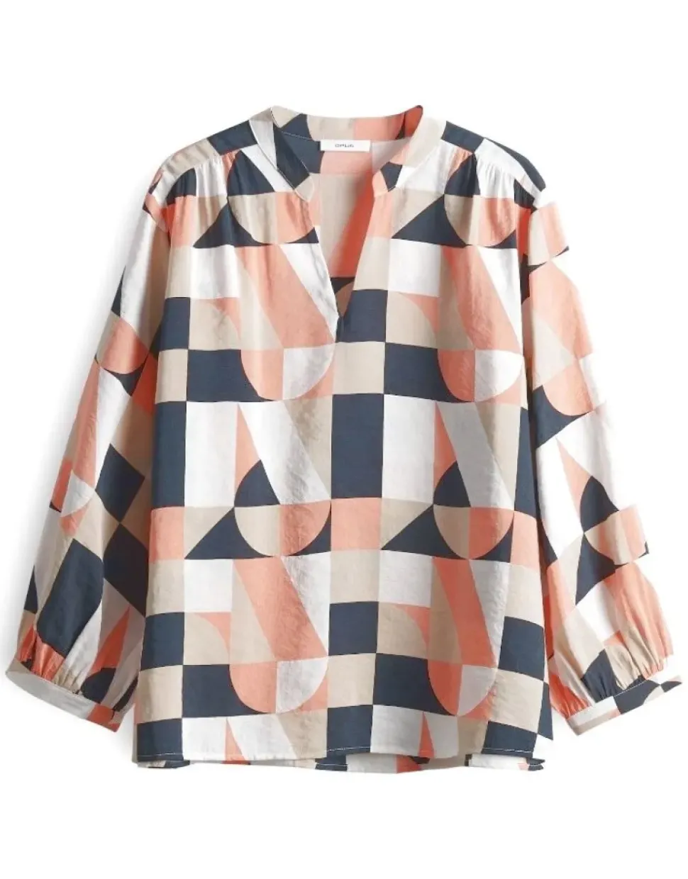 OPUS Bluse FALINDE orange/blau S15 10382912973315