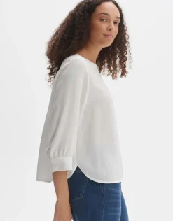 OPUS Bluse FUKETA Boxy Fit aus Lyocell Mix S24 1030075809100