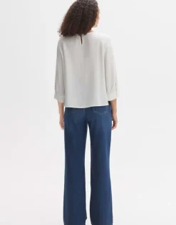 OPUS Bluse FUKETA Boxy Fit aus Lyocell Mix S24 1030075809100