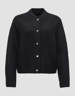 OPUS Bomberjacke HOSANA Woll- Mix schwarz S15 10347912715100
