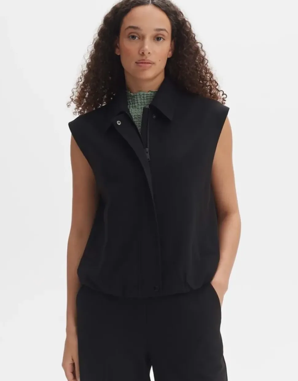 OPUS Bomberweste WANDRI Oversize aus Viskose Mix S24 10302812401274