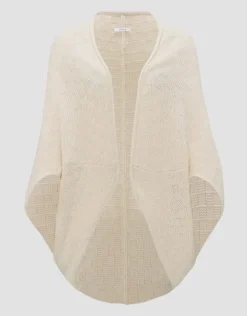 OPUS Cape Amaryllis check Strickponcho S23 2067111554211