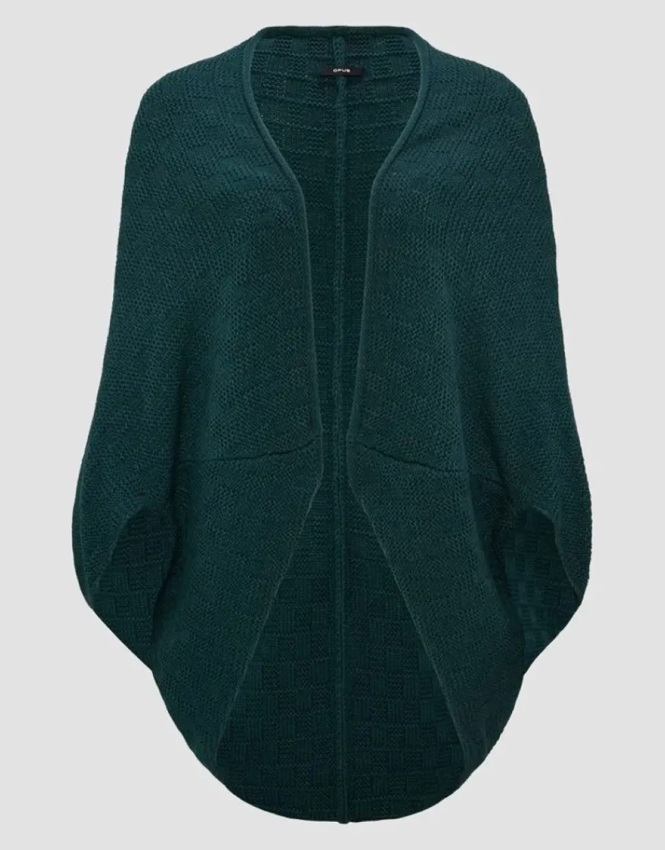 OPUS Cape Amaryllis check Strickponcho S23 2067111554211