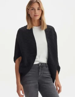 OPUS Cape Amaryllis check Strickponcho S23 2067111554211