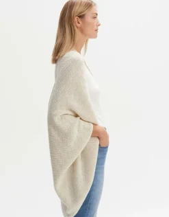 OPUS Cape Amaryllis check Strickponcho S23 2067111554211