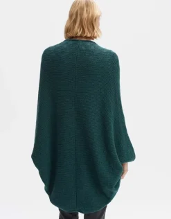 OPUS Cape Amaryllis check Strickponcho S23 2067111554211