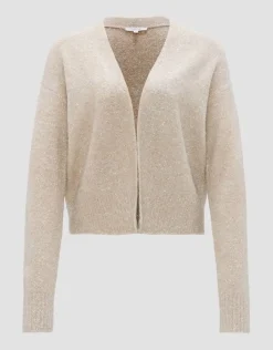 OPUS Cardigan DAMETTA Glitzer- Details beige S24 10349811875100