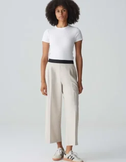 OPUS City Pants MALMA Wide in Melange Optik S24 10324612392275