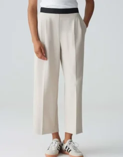 OPUS City Pants MALMA Wide in Melange Optik S24 10324612392275