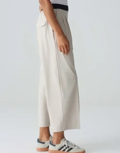 OPUS City Pants MALMA Wide in Melange Optik S24 10324612392275