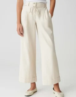 OPUS City Pants MEERI FRENCH Relaxed beige S15 10400013064100