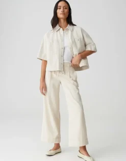 OPUS City Pants MEERI FRENCH Relaxed beige S15 10400013064100
