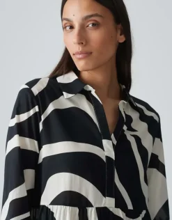 OPUS Hemdblusenkleid WERANO FLOW A-Linie aus BCI Cotton S24 10193112384100