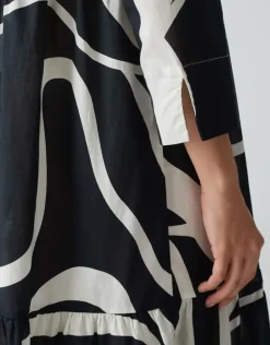 OPUS Hemdblusenkleid WERANO FLOW A-Linie aus BCI Cotton S24 10193112384100