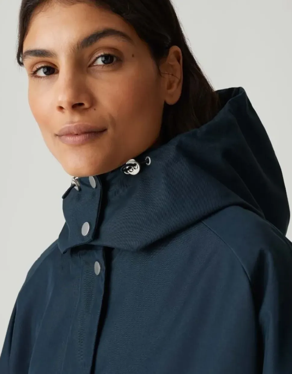 OPUS Jacke HILVI Loose mit wasserabweisender Oberfläche blau S1510375312913324