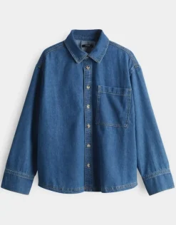OPUS Jeansbluse FELYN blau S15 10383312978315