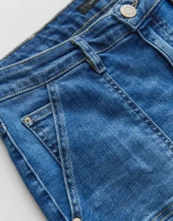 OPUS Jeans ELMA FLARED Low Rise blau S15 10372211992314