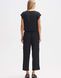 OPUS Jumpsuit MELTI Regular mit Struktur schwarz S14 1017865798255