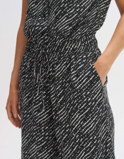 OPUS Jumpsuit Overall MARELLO Relaxed Viskose schwarz S14 10288912301100
