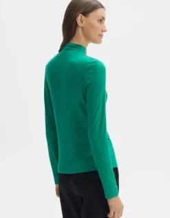 OPUS Langarmshirt Sayar Viskose schwarz S22 248599455100