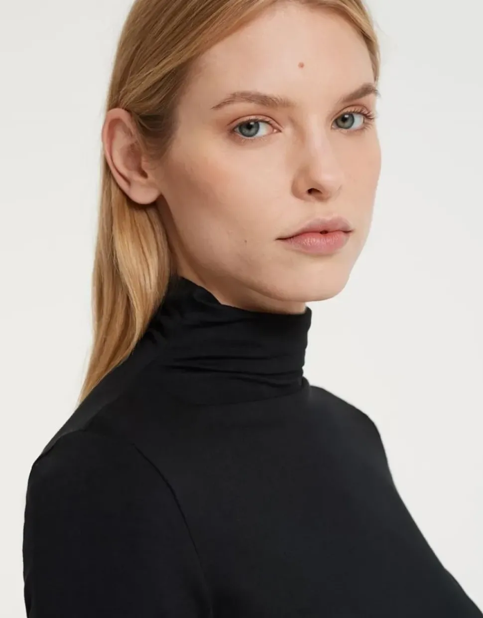 OPUS Langarmshirt Sayar Viskose schwarz S22 248599455100