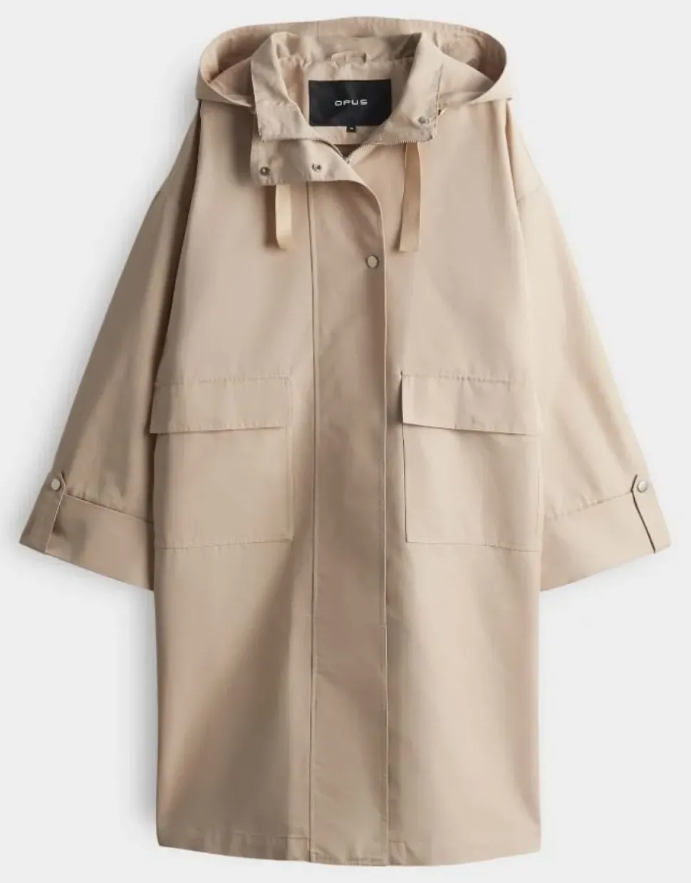 OPUS Parka HILLA Oversize mit wasserabweisender Textur beige S15 10375212913324