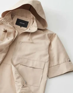 OPUS Parka HILLA Oversize mit wasserabweisender Textur beige S15 10375212913324
