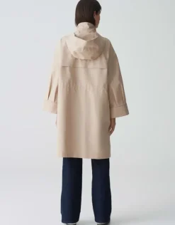 OPUS Parka HILLA Oversize mit wasserabweisender Textur beige S15 10375212913324