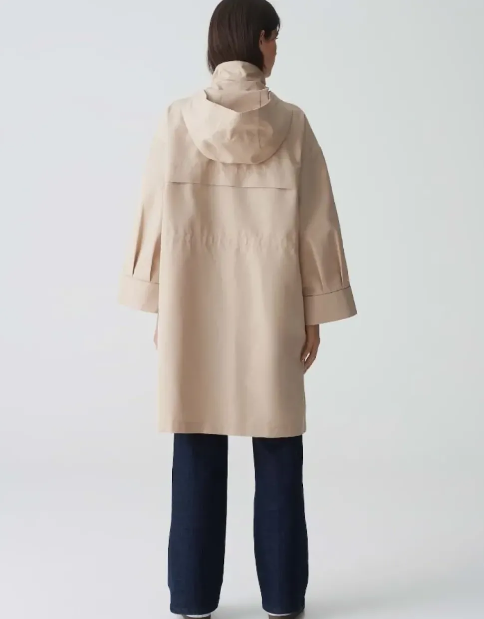 OPUS Parka HILLA Oversize mit wasserabweisender Textur beige S15 10375212913324