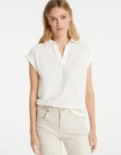 OPUS Poloshirt Silou weiß S12 245789222100